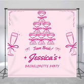 Aperturee - Aperturee Hot Bachelorette Party Custom Bridal Shower Backdrop